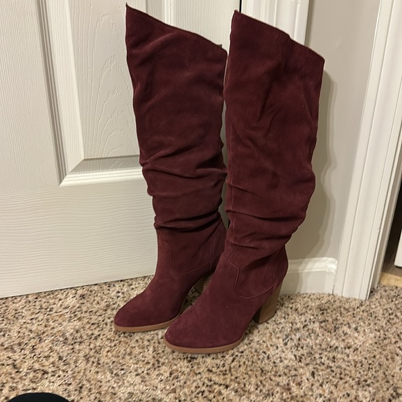 Women’s Nine West Knee High Pull on Boots NWOT - Picture 1 of 8